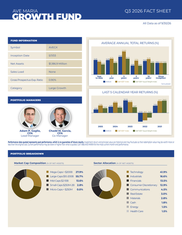 AVEGX Fact Sheet