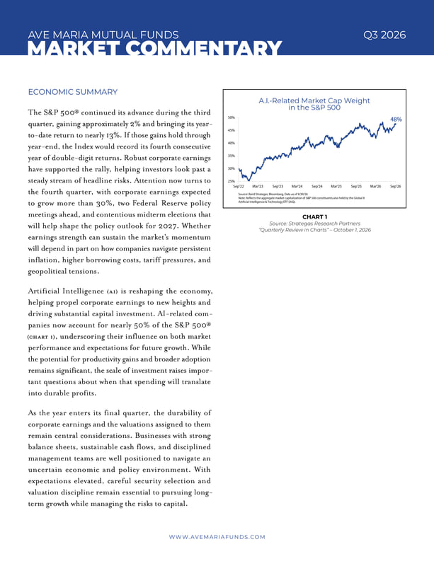Q3 2026 Market Commentary
